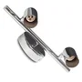 Aplique de Pared 2xGU10 Sin Lámpara Georgia HO-APL-GU10-003 Orientable Aluminio Interior