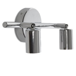 Aplique de Pared Georgia 2xGU10 (Sin Lámpara) Aluminio