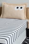 L'essentiel linge de maison Funny Cizgili Juego de Sábanas Individual Marrón 65% Algodón 35% Poliéster 100x200 cm