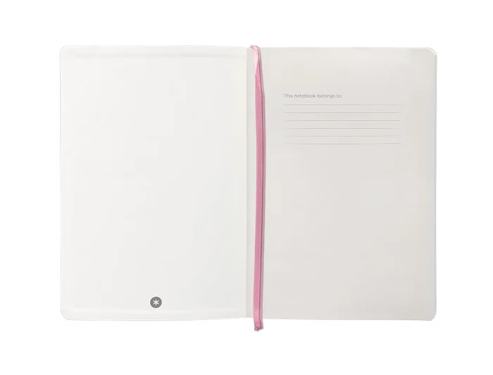 Antartik Cuaderno Antartik Notes Tapa Blanda A5 Hojas Cuadricula Rosa Pastel 80 Hojas 80 Gr FSC