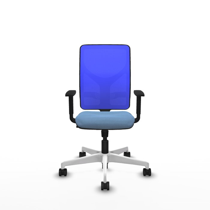 PIQUERAS Y CRESPO Silla de oficina Motilla con mecanismo Sincro Azul