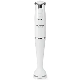 Orbegozo BT 1150 Batidora de mano 200W 2 velocidades, brazo lavable en lavavajillas, hoja acero inoxidable, interruptor táctil