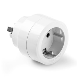 Famatel Adaptador de Viaje Australiano/Chino a Europeo 10A 250V 2200W Blanco