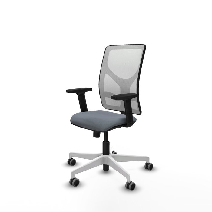 PIQUERAS Y CRESPO Silla de oficina Motilla con Mecanismo Sincro, Gris y Blanca PIQUERAS Y CRESPO Silla de oficina Motilla con Mecanismo Sincro, Gris y Blanca