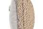 DKD Home Decor Cojin Tropical Marron Blanco Roto Polyester Yute 30 x 50 cm (4 Unidades)