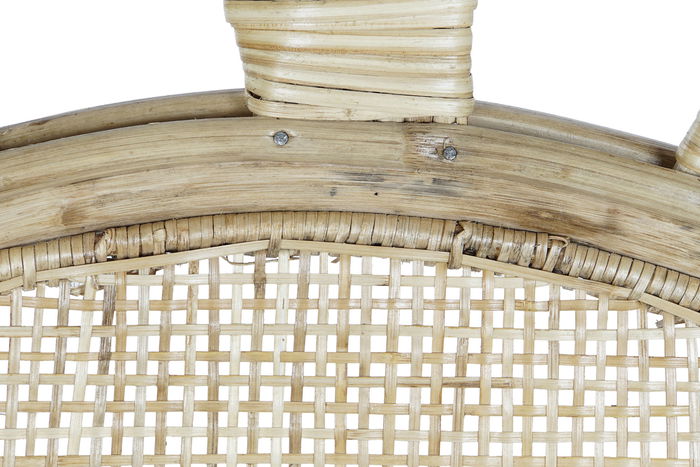 DKD Home Decor Cabecero Cama Bali2 Rattan Natural Hecho a Mano para Cama 150-180 cm, Tropical, 176 x 127 x 4 cm