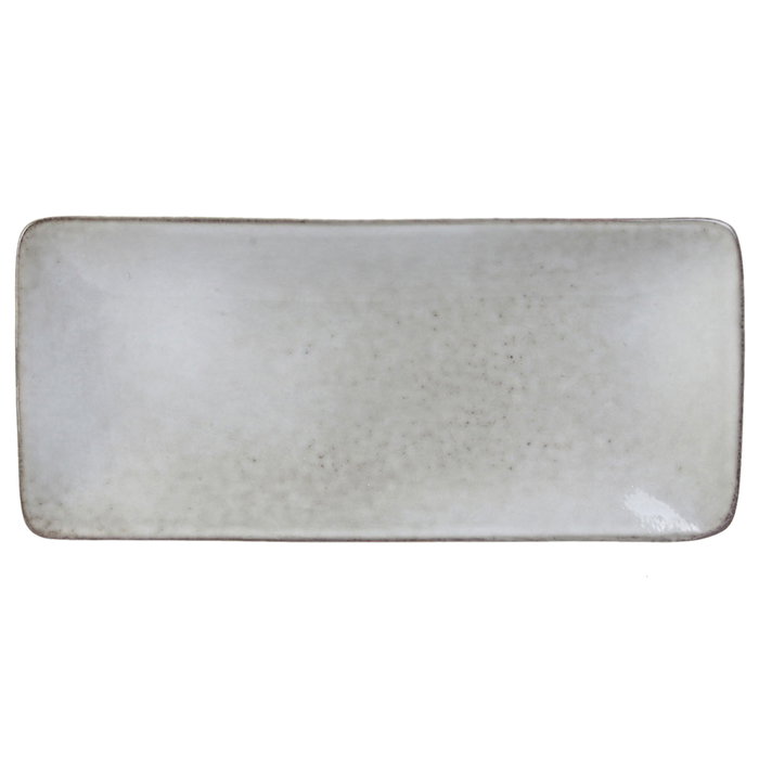 Home Deco Factory Bandeja Plato Arena Natural 10x22 cm