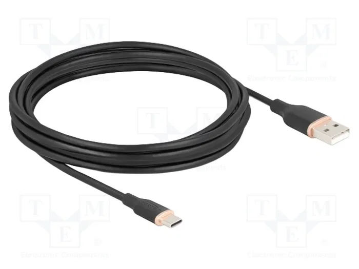 DeLOCK Cable USB 2.0 de USB tipo A a USB tipo C, 4 m, Negro DeLOCK Cable USB 2.0 de USB tipo A a USB tipo C, 4 m, Negro