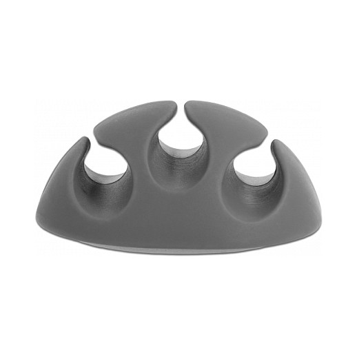 DeLOCK 18297 Soporte para cables con 3 pasacables, Set de 6 unidades