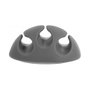 DeLOCK 18297 Soporte para cables con 3 pasacables, Set de 6 unidades