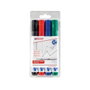 Edding 660 Rotuladores para Pizarra Blanca Surtidos, Pack de 4