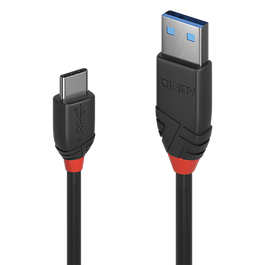 Lindy 36915 Cable USB 3.2 Gen 1 USB A a USB C 0,5 m Negro
