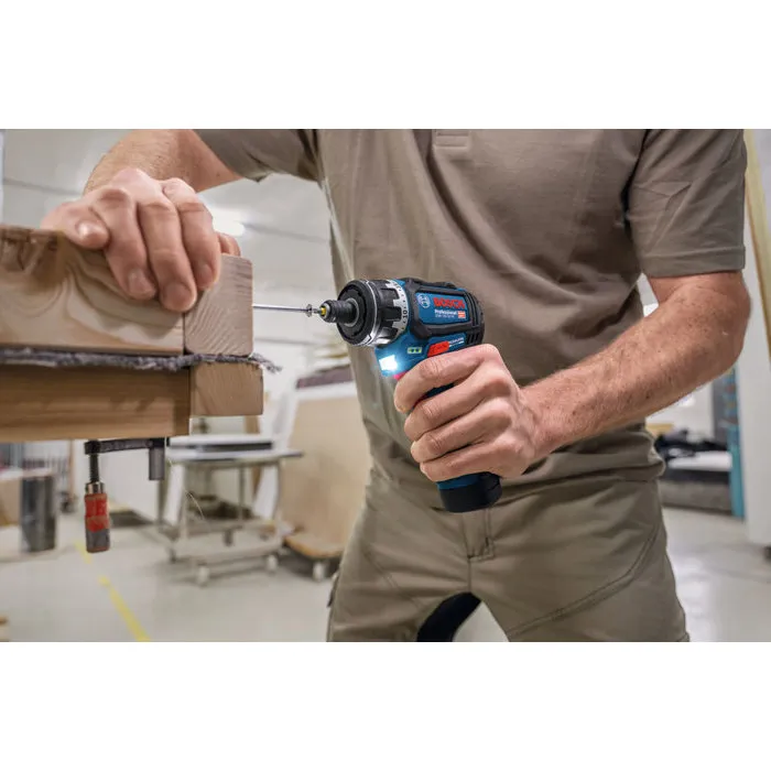 Bosch Professional Destornillador Atornillador GSR 12V-32 FC con 2 Baterías de 2.0 Ah, Cargador, L-BOXX 06019N7101