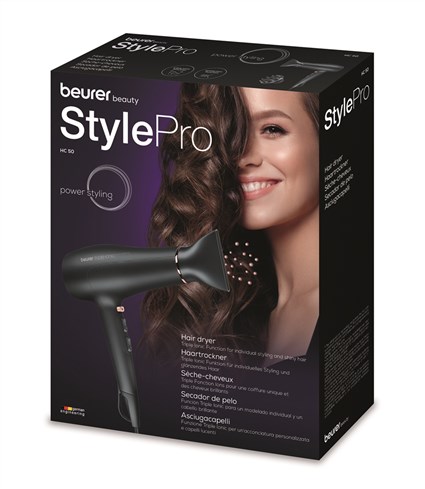 Beurer HC-50 Secador de Pelo Profesional 2.200 W con Triple Función Iónica