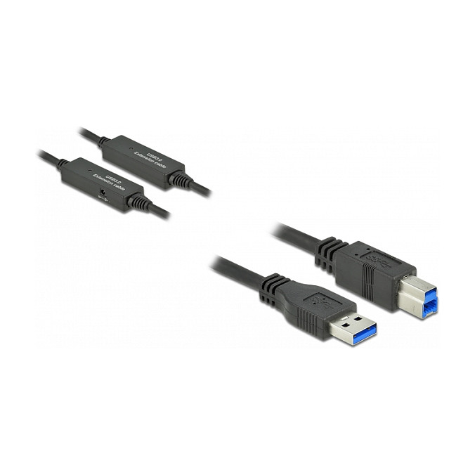 DeLOCK Cable USB Tipo-A a USB Tipo-B 10 m 5 Gbps 85380
