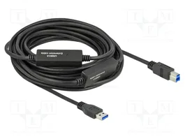 DeLOCK 85380 Cable USB Activo de 10 m, USB Tipo-A a USB Tipo-B, 5 Gbps