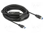 DeLOCK 85380 Cable USB Activo de 10 m, USB Tipo-A a USB Tipo-B, 5 Gbps