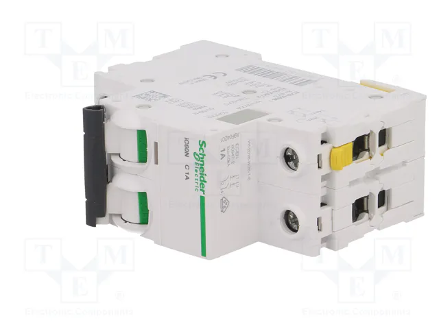 SCHNEIDER ELECTRIC ACTI9 iC60N 2 polos 1A Curva C SCHNEIDER ELECTRIC ACTI9 iC60N 2 polos 1A Curva C