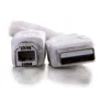 C2G Cable USB 3m, USB A Macho a USB B Macho, USB 2.0, Color Blanco