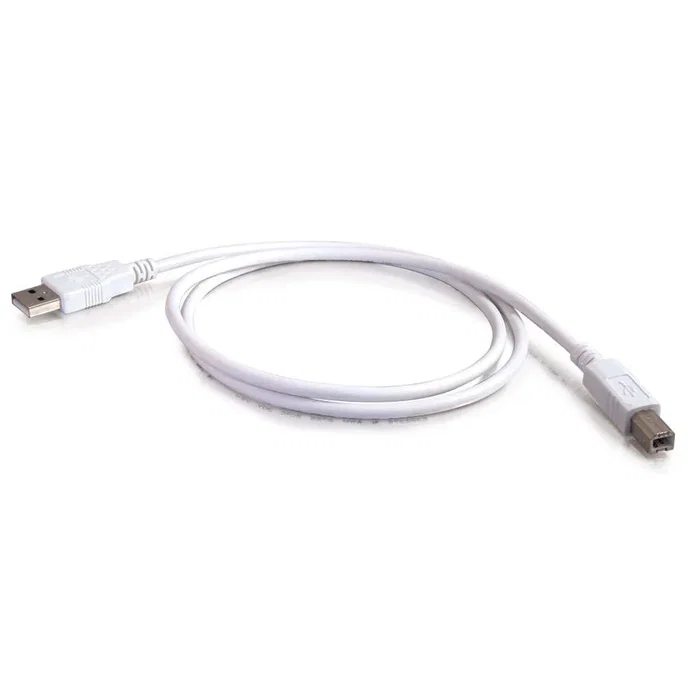 C2G Cable USB 3m, USB A Macho a USB B Macho, USB 2.0, Color Blanco