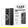 PanzerGlass CARE Urban Explorer Case con carga inalámbrica - Funda transparente resistente a golpes para Samsung Galaxy S26 Ultra