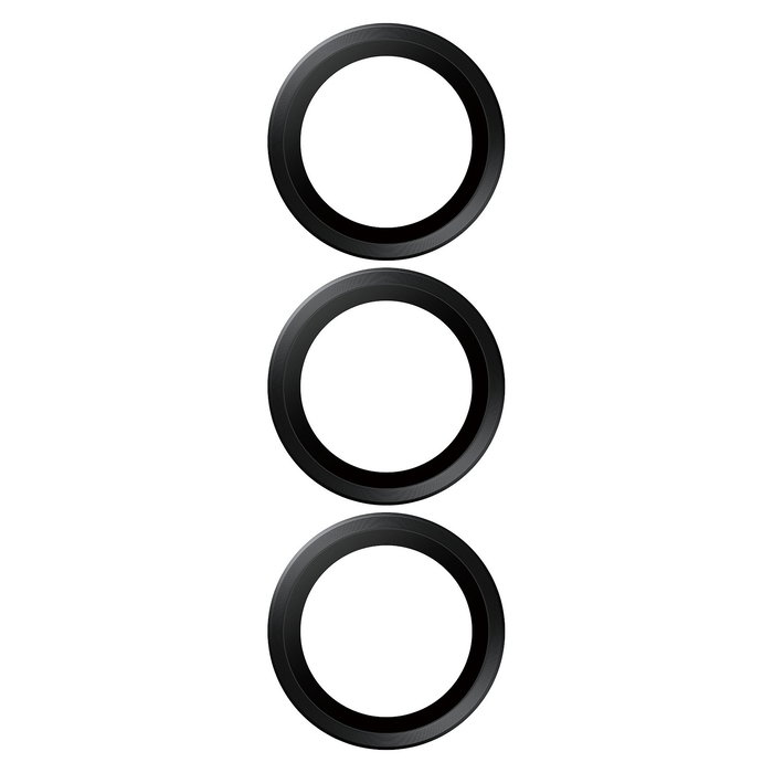 PanzerGlass Protector de Lente de Cámara Black Lens Hoops para Samsung Galaxy S25 Plus - Negro, Resistente a Rayones y Golpes, Aplicación en Seco, 1 Pieza