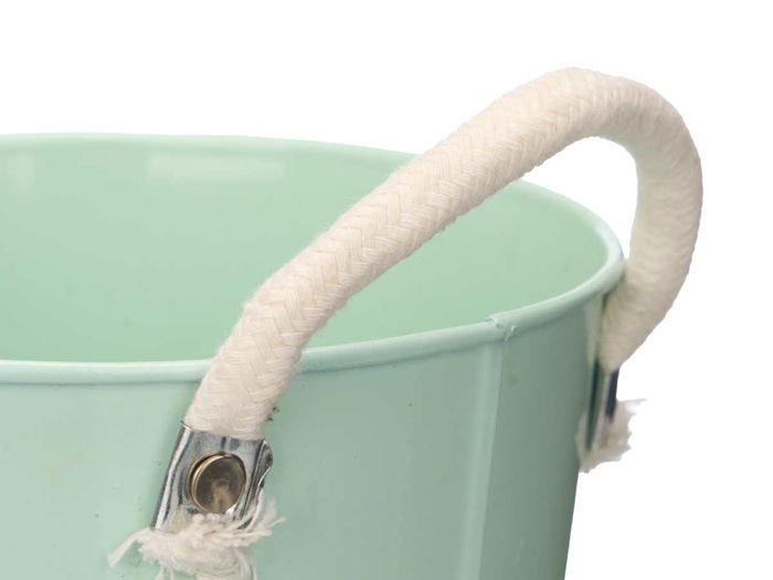 Ibergarden Macetero con Asas Blancas Surtidos Colores Diámetro 15 cm Dimensiones 21 x 17 x 15.2 cm (Set de 24)