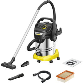 Kärcher KWD 6 P S V-30/8/22/T Aspiradora de Seco y Húmedo con Depósito de Acero Inoxidable de 30L