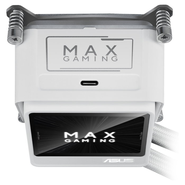 Asus MAX Gaming LC 360 ARGB LCD White Edition Blanco