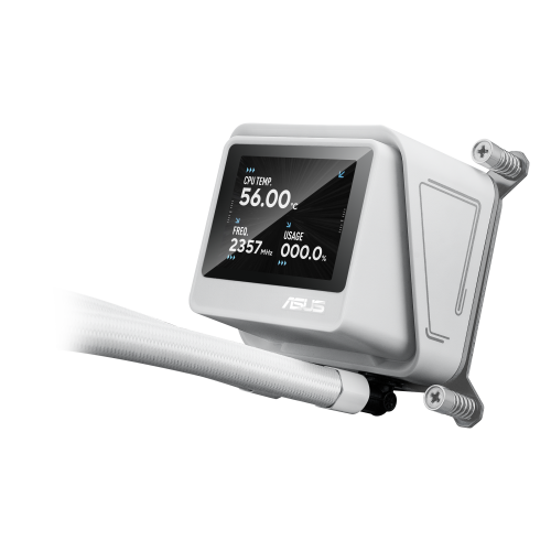 Asus LC 360 ARGB LCD White Edition Sistema de Refrigeración Líquida para CPU - 90RC01G2-B0EAY0, 360mm, Blanco