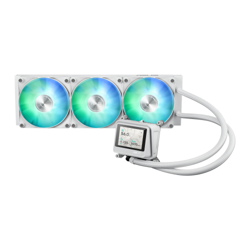 Asus LC 360 ARGB LCD White Edition Sistema de Refrigeración Líquida para CPU - 90RC01G2-B0EAY0, 360mm, Blanco