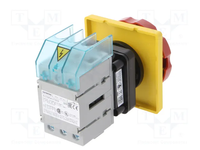 SIEMENS 3LD3 Interruptor de aislamiento de 3 polos, 32A SIEMENS 3LD3 Interruptor de aislamiento de 3 polos, 32A
