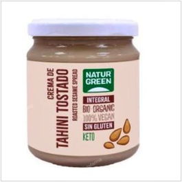NATURGREEN Tahin Tostado 300Gr. 100% Vegetal Sin Lactosa Sin Gluten