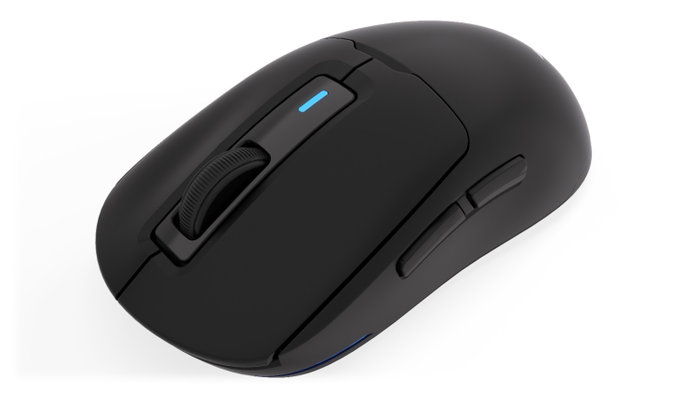 Krux Plasma Wireless - Ratón Inalámbrico Óptico 12000 DPI, 61g, Negro