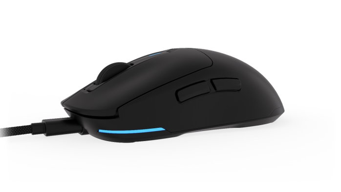 Krux Plasma Wireless - Ratón Inalámbrico Óptico 12000 DPI, 61g, Negro