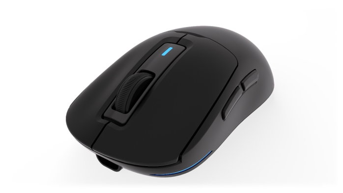 Krux Plasma Wireless - Ratón Inalámbrico Óptico 12000 DPI, 61g, Negro