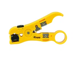 Equip Herramienta pelacables universal RG59 UTP/STP 129411 Amarillo