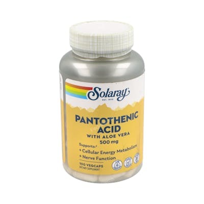 Solaray Ácido Pantoténico 500 mg, 100 cápsulas