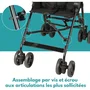 Looping LOO3159059051437 - Cochecito fijo con capota y diseño de bucle, color Negro jaspeado