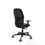 PIQUERAS Y CRESPO Silla de oficina Alfera Verde botella y Negro