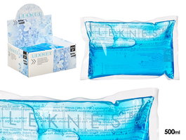 Leknes Acumulador de Frío 400 ml, Plástico Azul, Dimensiones: 22x14x3 cm (Set de 24)
