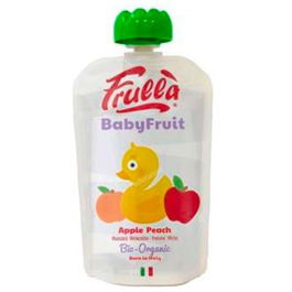 Frulla Puré de Manzana y Melocotón Bio 10 Uds x 100 Gr