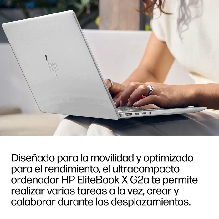 HP EliteBook X G2a 14 WUXGA 32 GB LPDDR5x 512 GB SSD AMD Ryzen AI 5 Plata