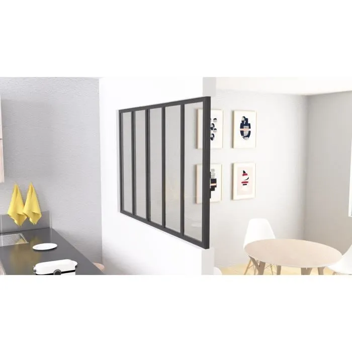 Optimum Poste Decorativo de Terminación OPT3532830092148, H50 x 31 cm, Negro