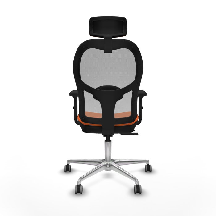 PIQUERAS Y CRESPO Silla de oficina Jorquera Naranja y Gris