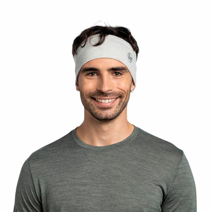 Cinta Deportiva para la Cabeza Buff Solid Cloud Gris