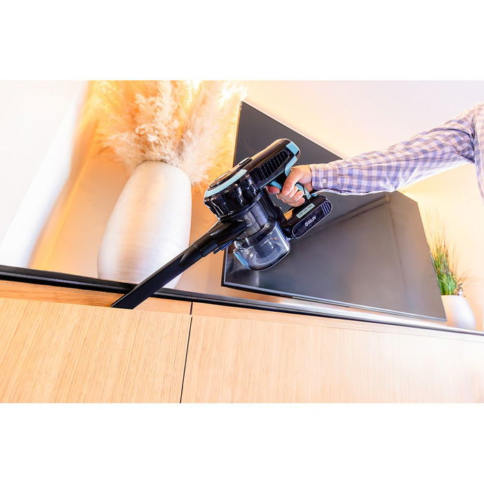 Edm Aspiradora Escoba 2 en 1 sin Cable, 200W 18KPa, Batería 2200mAh (15/30 min), 0.8L, 75 dB