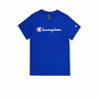 Camiseta de Manga Corta Infantil Champion Crewneck Azul