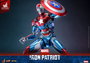 Marvel Figura Diecast Comic Masterpiece 1/6 Iron Patriot Hot Toys Exclusive 32 cm