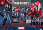Marvel Figura Diecast Comic Masterpiece 1/6 Iron Patriot Hot Toys Exclusive 32 cm